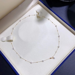 Collar de Perlas de Agua Dulce de Alta Gama, Versátil, para Primavera/Verano 2025, con Cadena de Clavícula Estilo Cielo Estrellado para Mujer - Product Image 5