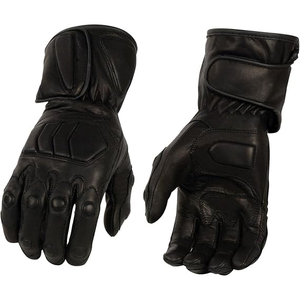 Samroz Sports Guantes de moto para hombre con forro térmico extraíble con cremallera y puño largo - Product Image 1