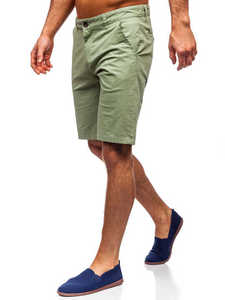 Pantalones Cortos de Golf para Hombre 2026, de Cintura Media, 100% Algodón, Diseño Liso, Largos hasta la Rodilla, Casuales de Verano con Cierre de Botones - Product Image 4