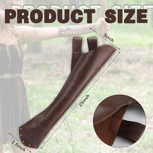 Nouvelle conception de porte-flèches en cuir de haute qualité, accessoires en cuir pour le tir à l'arc, porte-flèches en cuir le plus vendu - Product Image 6