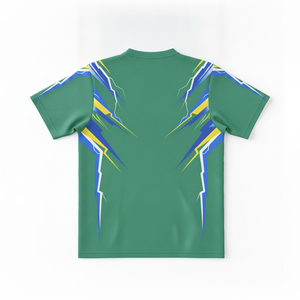 Conjunto de uniforme de cricket multicolor, camiseta polo personalizada sublimada para equipo, pantalones deportivos a juego, ropa de alto rendimiento. - Product Image 2