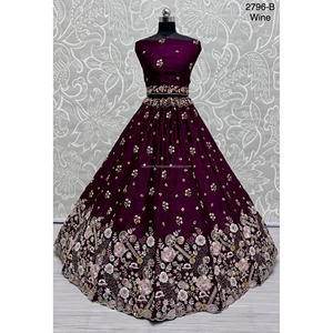 Nupcial Indio Desgaste Terciopelo Colecciones Para Novia Con Zarkhan Trabajo Por Fabzone - Product Image 6