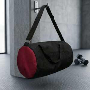 Beena's Gym Duffel <b>Bag</b> Zipper Waterproof OEM Vietnam Factory Black Red Solid 30-40L Comfortable Large Capacity Outdoor Casual - Product Image 5