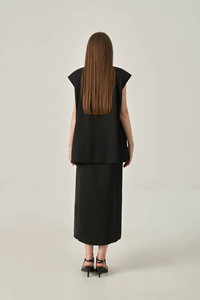 <b>Spaghetti</b> <b>Strap</b> Satin Sleeveless Regular Simple Minimalist Plain Dyed Natural Casual Breathable Loose Straight Midi Dresses - Product Image 5