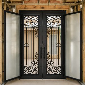 Puertas Exteriores de Hierro Forjado para Hogares con Diseños Hechos a Mano, Estilo Elegante, Construcción Duradera y Seguridad Reforzada - Product Image 3