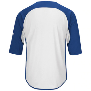 Camiseta de béisbol con logotipo personalizado, jersey de poliéster que absorbe la humedad, jersey de manga corta para hombre con botones al frente, hecho en Pakistán. - Product Image 3