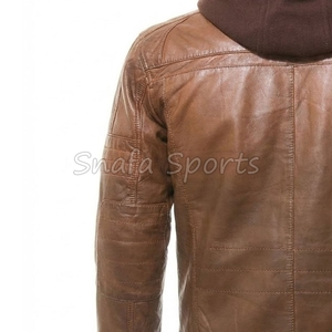 Veste bomber pour homme tendance, nouvelle collection, avec grandes poches, très populaire, de haute qualité, veste en cuir de luxe sur mesure pour homme - Product Image 6
