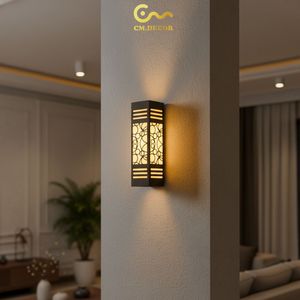Living Room / Bedroom / Hallway Auto Cad Layout 3500K (Warm White) LED Wall light Viet Nam CM Decor steel/inox Modern/Japanese - Product Image 1