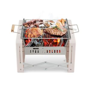 Barbecue portable pliable au charbon de bois pour le camping - Product Image 1