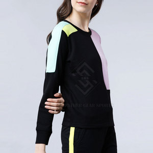 Sweat-shirt d'hiver pour femme en polyester/coton de haute qualité, durable, avec logo personnalisé sur le devant, col rond, écologique et respirant - Product Image 2