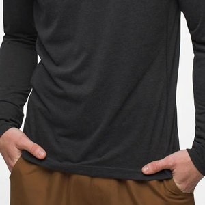 Camiseta de Yoga para Hombre con MOQ Bajo, Lisa, Teñida, con Logotipo Personalizado, Camiseta de Yoga Moderna para Hombre, Ropa Deportiva para Hombre - Product Image 5