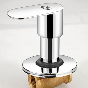 Robinet de toilettes mural en laiton de qualité supérieure, résistant à la corrosion, pour le contrôle de l'eau, raccord de plomberie robuste - Product Image 1