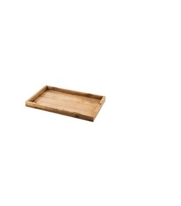 Luxury wooden rectangular tray multipurpose serving platter handmade sturdy finish perfect <b>for</b> <b>kitchen</b> dining table <b>decor</b> use - Product Image 1