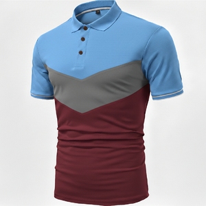 Camisa polo elegante para hombre, manga corta, mezcla de algodón, informal, moda de verano, cómoda, para uso diario - Product Image 6