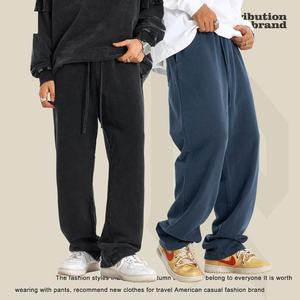 Pantalones deportivos Nesta Sports para hombre, pantalones deportivos de pierna ancha, holgados, con vuelo, con puños, de forro polar, de pierna recta - Product Image 3