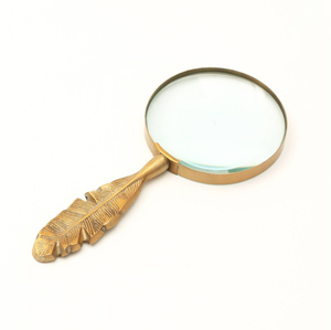 Lupa de mano de latón antiguo al por mayor con mango de madera vintage para lectura de letras pequeñas y mapas - Precio bajo - Product Image 6