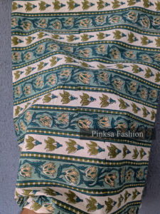 Rollo de Tela 100% Algodón Puro con Estampado a Mano |   Fabricante Mayorista de Telas Indias con Estampado Floral - Product Image 3