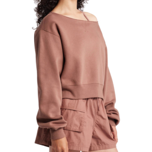 เสื้อสเวตเชิ้ตคอกลมแบบสวมใส่สบาย แห้งเร็ว ระบายอากาศได้ดี ผลิตจากผ้าฝ้าย 100% เป็นมิตรกับสิ่งแวดล้อม สไตล์วินเทจ เหมาะสำหรับออกกำลังกายและสวมใส่ทั่วไปสำหรับผู้หญิง - Product Image 5