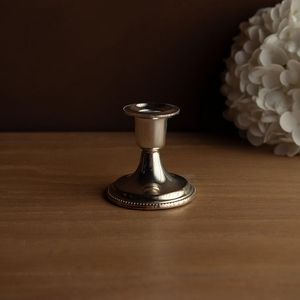 <b>Black</b> Iron <b>Candlestick</b> Holder with Taper Candle Heat Resistant Home Decoration - Product Image 3