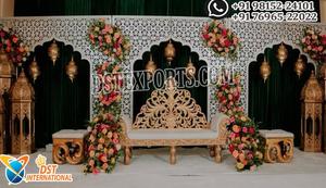 Modern Amazing Laser Cut Metal Panels for <b>Wedding</b> Backdrop Decors Unique Indian <b>Wedding</b> Backdrop <b>Frames</b> Factory Price Norway USA - Product Image 2