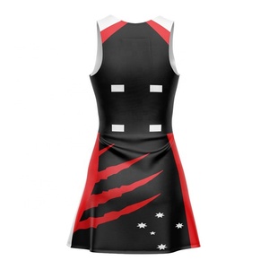 Vestido de Netball Personalizado por Sublimación, Transpirable, de Verano, de Secado Rápido, 100% Poliéster, Uniforme de Equipo, Vestido Deportivo para Mujer - Product Image 2