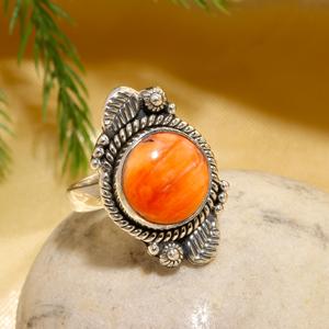 Magnifique Bijou de Mariage et de Fiançailles pour Femme, Style Bohème Tendance, en Argent et Corail, Vente en Gros - Product Image 1