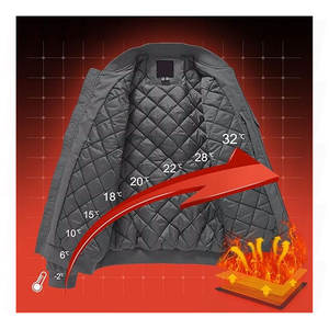 Chaqueta Bomber Cortavientos para Hombre, Resistente al Agua, Abrigo Acolchado y Aislante para Invierno, Ropa de Abrigo Informal para Exteriores - Product Image 4