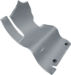 KATA-Ensemble complet de tapis PVC de 5mm d'épaisseur, imperméable, sans odeur, facile à nettoyer, à 2 rangées, tapis de sol pour berlines, 5 pièces - Product Image 1