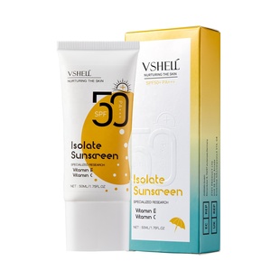 Écran solaire à large spectre SPF 50 Protection UVA/UVB avec oxyde de zinc minéral et dioxyde de titane pour peau sensible Lotion solaire - Product Image 1
