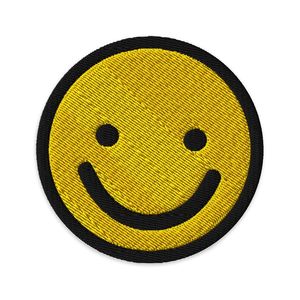 Six Trend Sports Patch brodé circulaire pour vêtement, à coudre avec épingle de sûreté, en tissu jaune et noir, style simple - Product Image 2