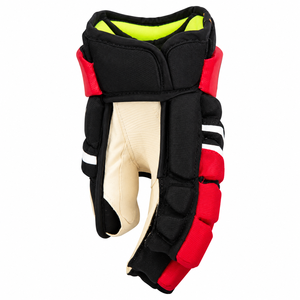 IBERIA Premium Black <b>Red</b> White Ice Hockey <b>Gloves</b> | Hockey Player <b>Gloves</b> | Custom OEM Wholesale - Product Image 3