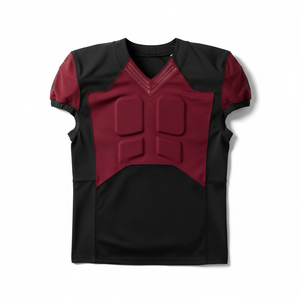 Uniforme de football américain durable, personnalisé avec le nom de l'équipe brodé, double couche, respirant, séchage rapide, pour le jeu - Product Image 3