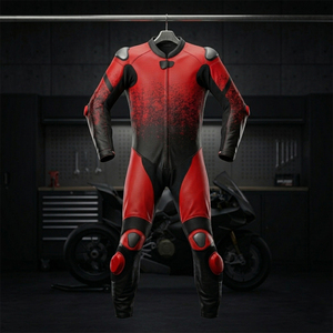 Traje de Motociclismo de Cuero Personalizado, Transpirable, Unisex, para Invierno y Verano, con Paneles de Ventilación y Protección CE, OEM ODM, Profesional para Pista - Product Image 4