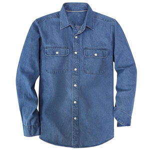 Camisa de Mezclilla para Hombre, Transpirable, de Manga Larga, Casual, con Botones, Tela de Algodón Suave, Perfecta para Uso Diario - Product Image 5