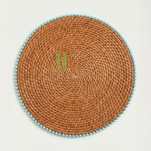 Eco Friendly Rattan Charger <b>Plate</b> Table Accessories <b>Mats</b> Pads Home Decoration Classic Style Wholesale Rattan 2026 From Vietnam - Product Image 1