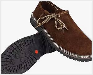 รองเท้าลำลองหนังแท้สีน้ำตาลคุณภาพสูงสำหรับผู้ชาย น้ำหนักเบา สวมใส่สบาย พร้อมเชือกผูก เหมาะสำหรับใส่เดินหรือใส่ทำงานในออฟฟิศ - Product Image 1