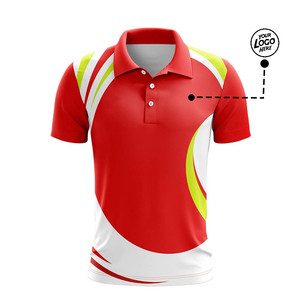 Polo personnalisé OEM ODM à sublimation, séchage rapide, respirant, performance, uniforme de golf et de sport pour hommes - Product Image 1