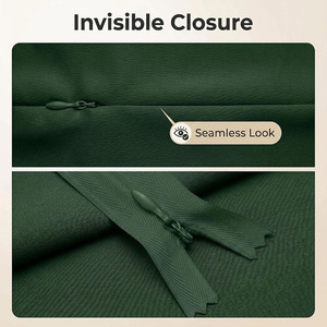 3 #   Fermeture éclair invisible en nylon à extrémité fermée avec curseur autobloquant pour vêtements et textiles de maison - Accessoires de confection en gros usine - Product Image 6