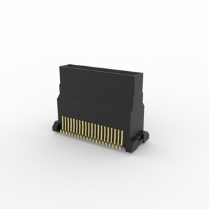 Connecteur de carte flottante XKB Connection X0815WVS-40FS-9TV01 40 broches 0,8 mm, connecteur mâle SMD à contacts plaqués or, 2 rangées, ROHS - Product Image 2
