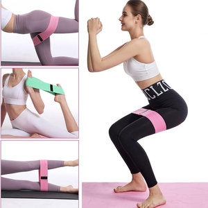 Custom Wholesale Logo Printed Fabric Booty Bands Set 3 Heavy Eco-Friendly Exercise Stretch <b>Hip</b> Circle Women Gym Workout - Product Image 6