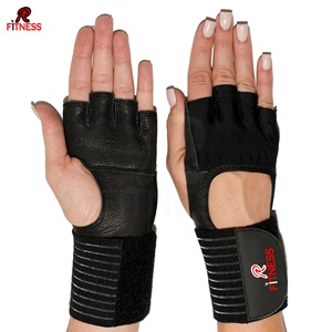 Sangles de poignet robustes en caoutchouc naturel et PVC avec boucle de fermeture pour l'entraînement de musculation et la protection des paumes - Product Image 6