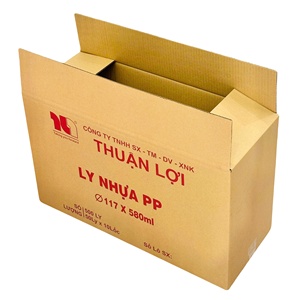 Boîte en carton ondulé auto-érectible de luxe écologique et recyclé, modèle 35 du Vietnam, personnalisable avec logo, pour articles de boisson et ménagers, vente en gros - Product Image 3