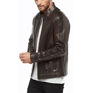 Solid Trader Good Quality Durable Heavy Duty Distressed <b>Western</b> Cowboy Rugged Utility Coats Leather <b>Jacket</b> - Product Image 2