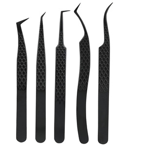 Hasibi naqibi HNSC-ET-0019บริษัทผ่าตัดสแตนเลสชุดแหนบต่อขนตาชุดป้องกันไฟฟ้าสถิตย์ทนทานจับที่สมบูรณ์แบบ - Product Image 1