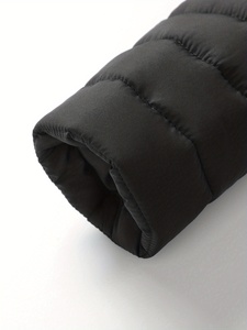 Veste matelassée à capuche pour homme, chaude, d'hiver, rembourrée, décontractée, pour l'extérieur - Product Image 5