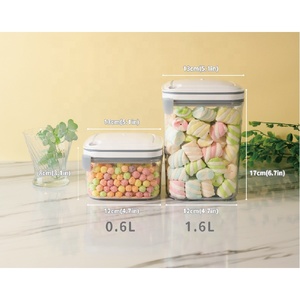 Nordic <b>Vacuum</b> Lock Tritan <b>Canisters</b> Kitchen Storage Containers for Oils Vinegars Oxidation Prevention Food Storage & Container - Product Image 6