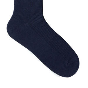 Chaussettes pour hommes en coton uni de qualité supérieure, personnalisées, tissu en spandex/nylon, imprimées numériquement, antibactériennes, chaussettes décontractées - Product Image 5