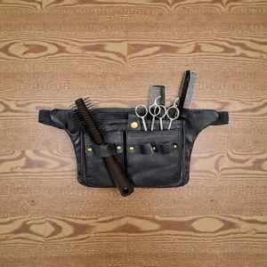 Funda de Cuero Premium para Tijeras de Barbero, Porta Tijeras para Cortar Cabello, Bolsa de Cinturón para Estilistas de Salón, LBSH-0002 - Product Image 4