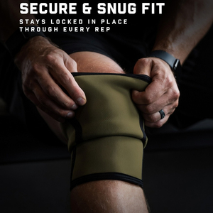 Genouillère de compression en néoprène WeightliftingDesign pour squats, durable, camouflage, OEM - Product Image 2