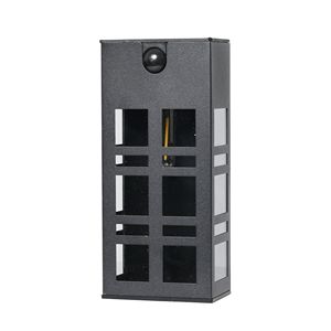 Lampe de pont solaire à détecteur de mouvement à DEL Finition noire 10-50 Lumens 4 lumières de chemin - Product Image 2